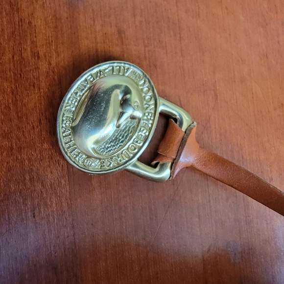 Vintage 1990's Dooney & Bourke large Equestrian in Forest Green - Picture 10 of 11